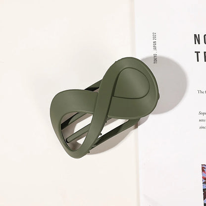 Infinity 8-Shape Hair Claw Clip – Elegant Minimalist Updo Holder for Women
