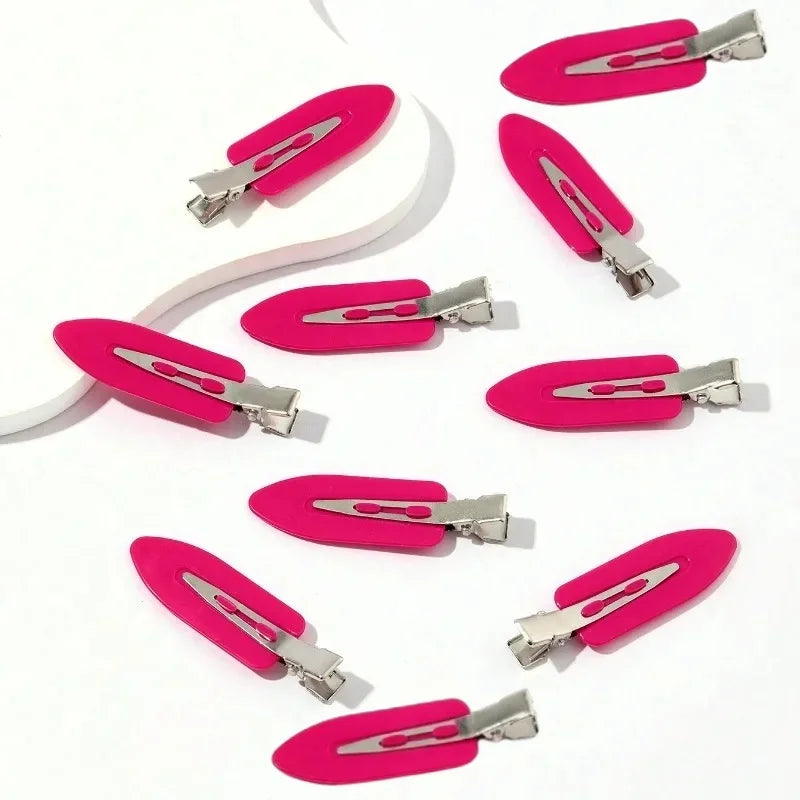 No-Crease Makeup Hair Clips – Anti-Slip Beauty Sectioning Clips